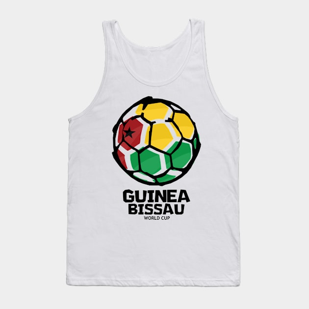 Guinea-Bissau Football Country Flag Tank Top by KewaleeTee